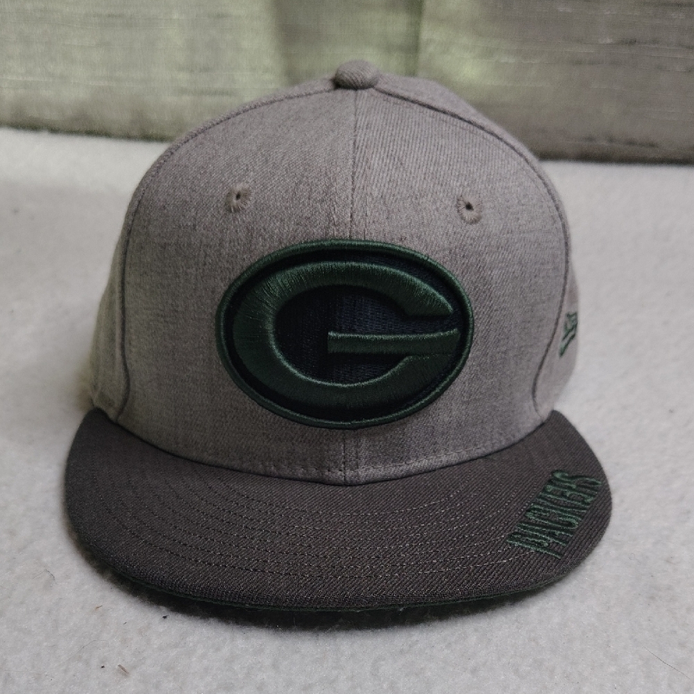 Green Bay Packers NFL Hat Cap Fitted Gray Emerald New Era Limited Edition Sports